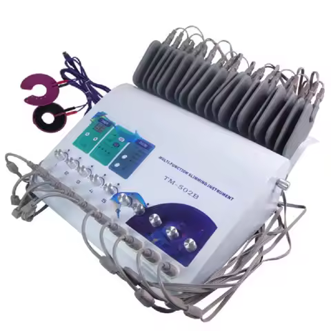 New TM502B Professional Electric Muscle Stimulator 2 in 1 Russian Wave Stimulation Fat Infrared Slim