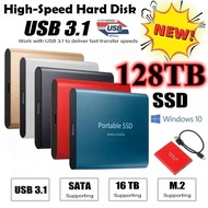 Portable High-speed Solid State Drive   8TB 16TB 32TB  64TB 128TB SSD Mobile Hard Drives External St