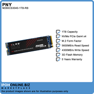 PNY XLR8 CS3040 1TB M.2 2280 NVMe PCIe Gen4 X4 SSD | Ipohonline