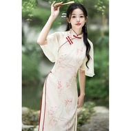 Young Aodai Kao Cheongsam Simple Improved Light Color New Chinese Spring Young Aodai Kao Cheongsam S