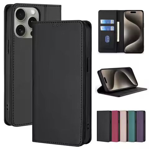Flip Magnetic Leather Protective Case For Nokia C01 C02 C10 C12 C20 C21 C22 C31 C32 C110 C200 C300 2