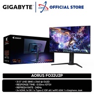 GIGABYTE AORUS FO32U2P 31.5" OLED GAMING MONITOR ( 31.5" OLED UHD / 0.03MS / 240HZ / AMD FREESYNC / 