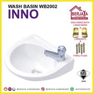 🔥READY STOCK | ORIGINAL🔥 INNO WB 2002 Wall Hung Ceramic Basin for Vanity Bowl/Bathroom Sink (Big Wal