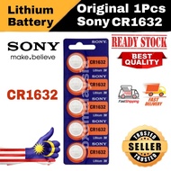 Original 1Pcs Sony CR1632 Lithium Battery