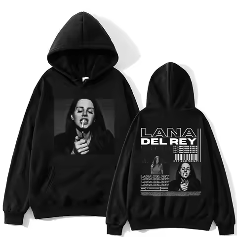 Singer Lana Del Rey Album Hoodie Men Women Vintage Fashion Hip Hop Sweatshirt Oversized Casual Fleec