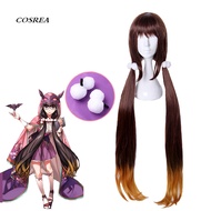 COSREA Fate Grand Order FGO Cosplay Costume Osakabehime Servant Assassin Long Brown Gradient Headwear Resistant Synthetic Hair