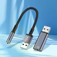 1 pcs Best Seller USB to 3.5mm Converters USB to 3.5mm Audios Adapter for Headphones and Microphones