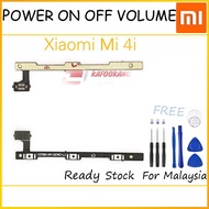 Original Xiaomi Mi 4i Mi4i M4i Power ON OFF Volume Up Down Button Flex Cable Ribbon + Free Opening T