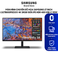 Màn hình chuyên đồ họa Samsung 27 inch LS27B800PXEXXV 4K DCI-P3 98% sRGB 100% IPS HDR 400 USB-C 90W