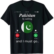 Pakistan Is Calling and I Must Go Pakistan Flag shirt T-Shirt