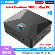 SIBOLAN Intel Pentium N6000  DDR4 16GB 512GB NVMe SSD WIFI6 BT5.2 Windows 11 Pro Office Desktop MINI