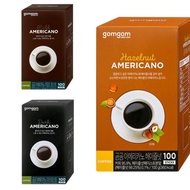 [10 Sachet]GOMGOM Americano Coffee Korea/Kopi Korea/Hazelnut Americano