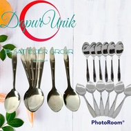 Unique KITCHEN 12 PCS STAINLESS STEEL TABLE SPOONS