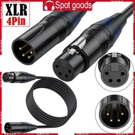 WIN 4-pin Male to Female 4Pin XLR4 Power Supply Cable for VL150 VL200 VL300 LED DSLR