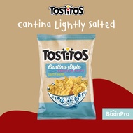 Tostitos Cantina Tortilla Chips โทสติโทสข้าวโพดกรอบรสเกลือ 175กรัม ขนมนำเข้าจากอเมริกา product of usa