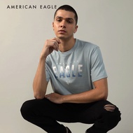 American Eagle Elevated Logo Graphic T-Shirt เสื้อยืด ผู้ชาย โลโก้ กราฟฟิค (EMTS 017-3448-401)