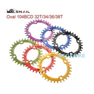 CHAINRING snail OVAL 32T 34T 36T 104 NARROW WIDE CRANK OVAL CHAIN Ring AM DJ MTB DH XC 104BCD