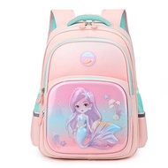 Balo chống gù cho bé đi học tiểu học form hộp đứng nhiều ngăn vải oxford cao cấp chống nước 18-151