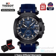 Tissot T115.417.37.041.00 Men's New 2018 T-Race Chronograph Swiss Quartz Blue Silicone Strap Man Watch T1154173704100