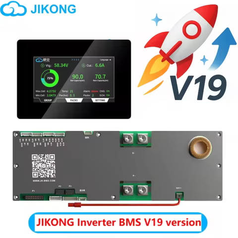 JIKONG JKBMS JK-PB2A16S20P LiFePo4 Li-Ion LTO Battery 24V 48V 8S/16S 200A Household Energy BMS Home 