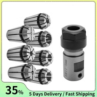 7Pcs ER11 1-7mm Spring Collets with ER11A 5mm Motor Shaft Holder Extension Rod