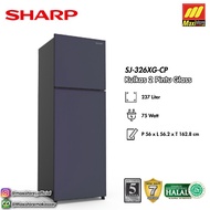 SHARP SJ-326XG-CP Kulkas 2 Pintu Shine Glass [237 L] - Garansi Resmi