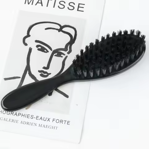 *SN 1Pcs Professional Fade Brush Barber Neck Sweeping Brush Comb Haircut Accessories Facial Cleaning
