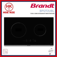 Brandt  BPI272UBL 75CM 2 ZONE ULTRABOOST INDUCTION HOB