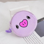 LINE FRIENDS | BT21 idol cartoon small wallet figurine cute RJ Shooky Man  Chimmy Cooky student coin