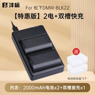 FengBiao DMW-BLK22 Battery Charger for Panasonic Micro Single Camera S5 GH7 GH6 GH5M2 S52X S9 G9M2 D