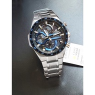 นาฬิกา Casio Edifice รุ่น EQS-920DB-2A นาฬิกาผุ้ชายสายแสตนเลส หน้าปัดน้ำเงิน ใช้พลังงาน Solar ของแท้ 100% รับประกันศูนย์ CMG 1 ปีเต็ม