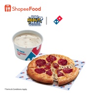 Domino's Pizza: Personal Pizza with Mushroom Soup (Sales Start: 9 Mar)