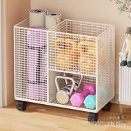 Dumbbell Fitness Sports Large-Capacity Storage Shelf Storage Basket Yoga Mat with Wheel Tool Equipme