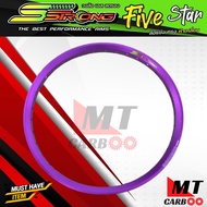 วงล้อ SSTRONG ทรง 5 เหลี่ยม วงล้อเอสตรองทรงห้าเหลี่ยม ของแท้ 100% 1 คู่แถมเสื้อ 1 ตัว สีดำ 1.2