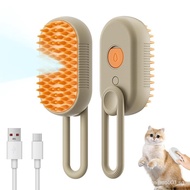 3 In1 Cat Steamy Brush 2025 New Comb for Cats Dogs Dog Brush with Steam Self Cleaning Pet Hair Pet S