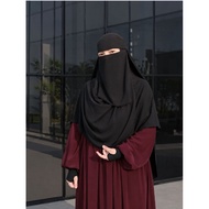 niqab basic kain aritachi,peding lembut