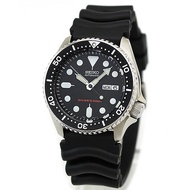New นาฬิกาข้อมือผู้ชาย Seik0 Mens Automatic Analogue Watch with Rubber Strap SKX007K1