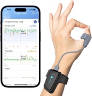 Wellue O2 Pulse Oximeter with Smart Reminder | Blood Oxygen Saturation Monitor for SpO2 and Heart Ra