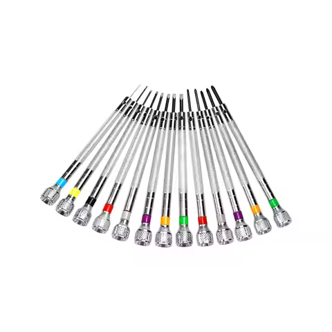 Watch Repair Tools Multiple Specifications 0.6-2.0mm Flat-head Screwdriver Phillips-head screwdriver
