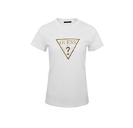 GUESS Logo 女款 T恤 短袖  白色  XS, S, M