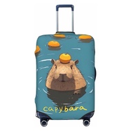 คาปิบารา ผ้าคลุมกระเป๋าเดินทาง ผ้าสแปนเด็กซ์ แบบยืดหยุ่น ยืดหยุ่น Capybara Luggage Cover 18 20 22 24