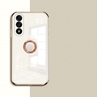 For OnePlus Nord 5 CE5 Smooth Plated Magnetic Suction Ring Bracket Case For OnePlus Nord CE5 Nord 5 