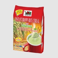 Instant Brown Rice Cereal with Spirulina - No Added Sugar
即溶糙米粉麦片+蓝藻 (Bijirin Beras Perang) (Nature's Own Brand)