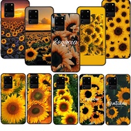 Samsung Galaxy A73 5G A33 5G A23 A21 A40 Silicone Soft Cover TPU Phone Case BM50 Sunflowers