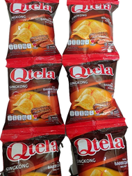 Snack Qtela BBQ 20 Gram isi 10 Bungkus ( Harga 1 Renceng )