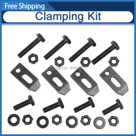 M8 Face Plate Clamping Kit For Grizzly G8688 JET BD-6 BD-X7 BD-7 SOGI M1-250 M1-350S Craftex CX704 C