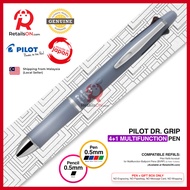 Pilot Dr. Grip Multifunction Pen with Pencil (4+1) - 0.5mm (EF) - Hydrangea Blue / Dr Grip / {ORIGIN