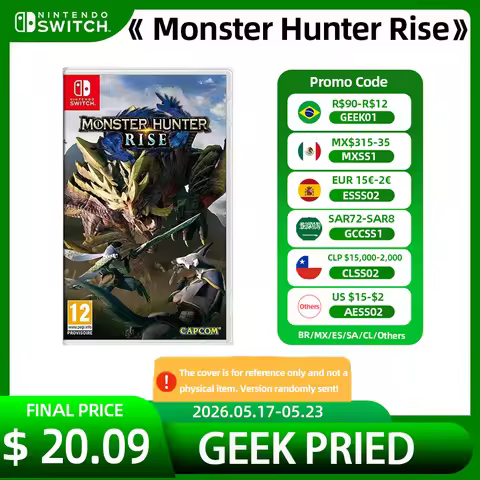 Monster Hunter Rise Nintendo Switch Game Deals 100% Official Original Physical Game Card for Switch 