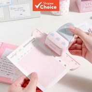 Heart Hole Punch 1Pc, Triple-Heart Border Paper Puncher With Adjustable Ruler Guide, Cute Craft Punc