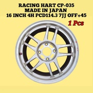 Racing Hart CP-035 Sport Rim 16 Inch 4H PCD114.3 7JJ OFF+45 ( Japan ) Sport Rim Racing Hart CP-035